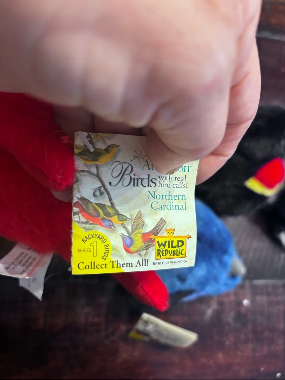 Wild Republic Audubon Birds Plush Lot of 7 with Real Bird Calls
